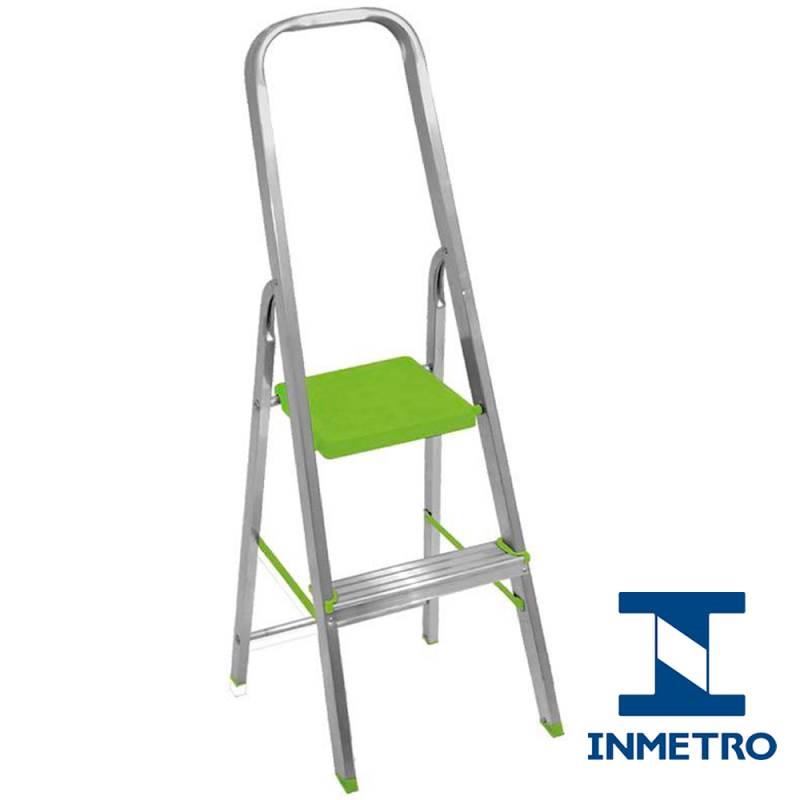 Escada Alumínio Doméstica 2 Degraus Euro ESC0002 BOTAFOGO