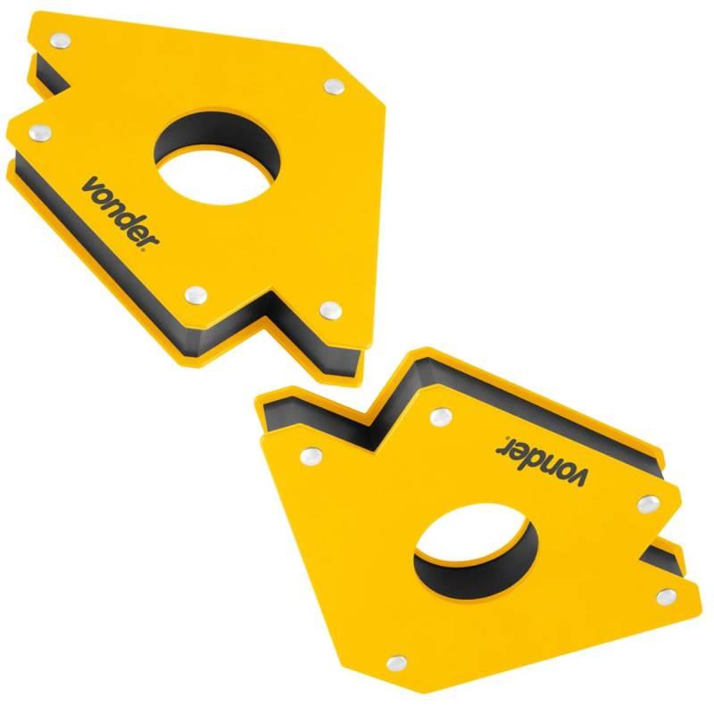 Esquadro Magnético para Soldador 30 KG Combo c/ 2 Peças VONDER