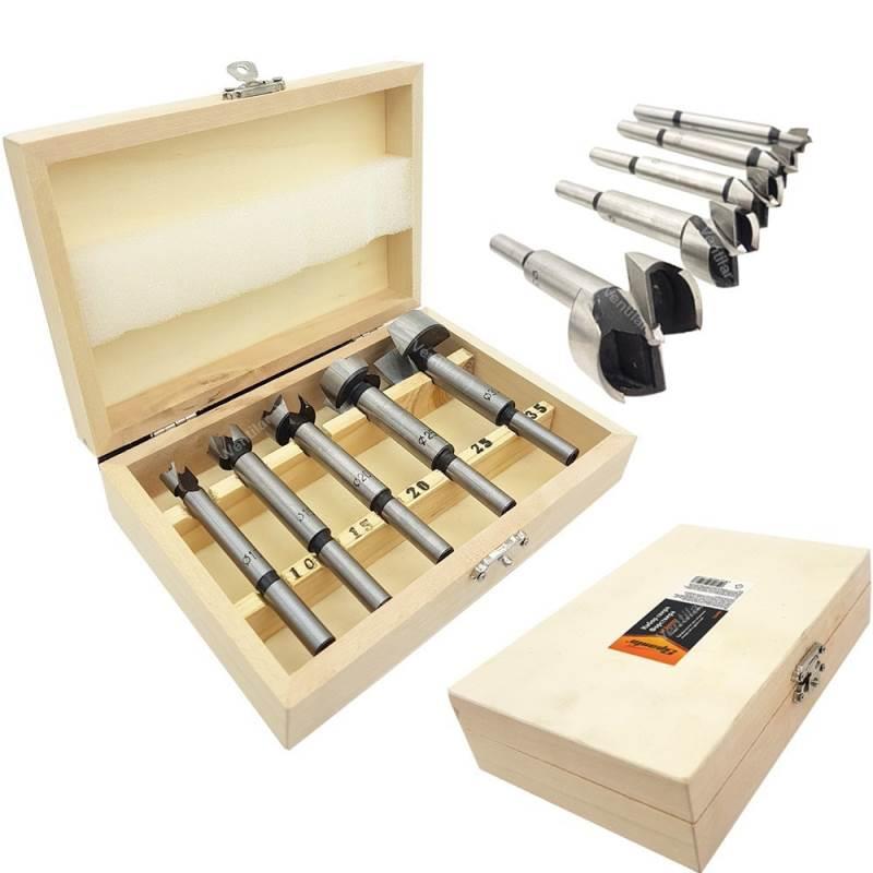 Kit de Fresas Forstner para Madeira de 10 a 35 MM 704405 SPARTA