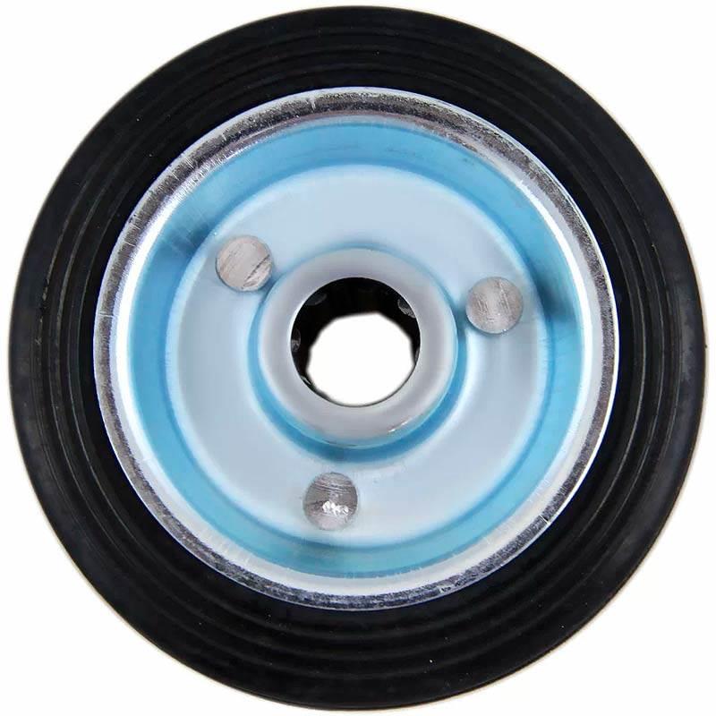 Rodízio de Borracha 3 Pol Capacidade 40KG Base em Chapa de Aço MARCON