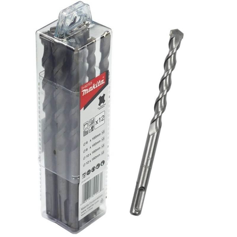Jogo de Brocas SDS Plus com 12 Peças D-62723 Makita