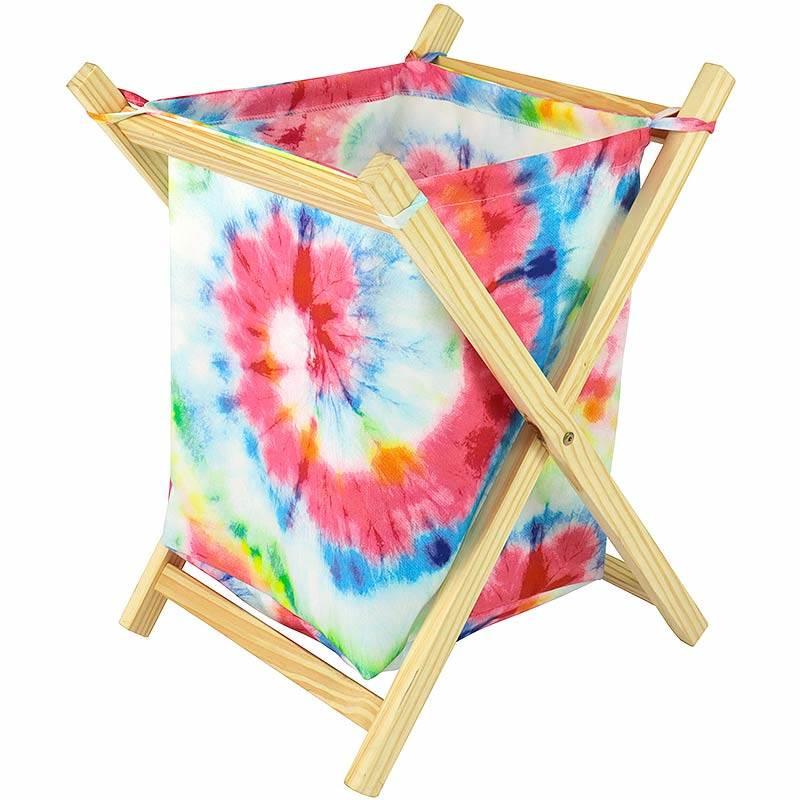 Cesto Multiuso Dobrável Tie Dye 590045 BEL