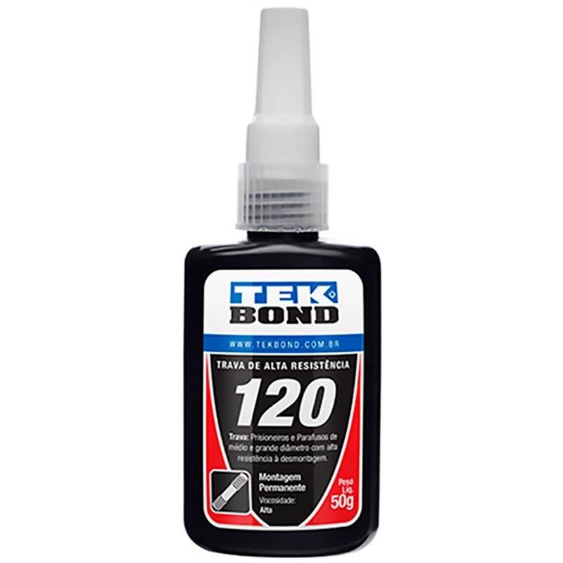 Cola Trava Parafusos 120 Vermelho 50 GR 10141004300 TEKBOND