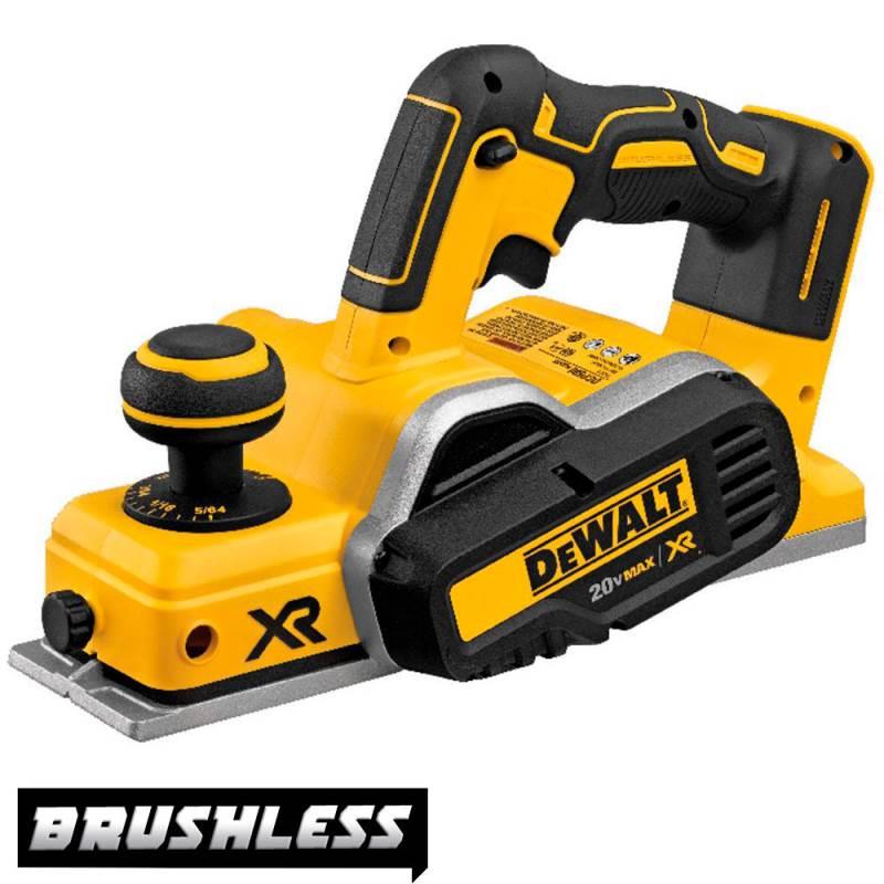 Plaina à Bateria 20V MAX Brushless s/ Bateria e Carregador DCP580B DEWALT