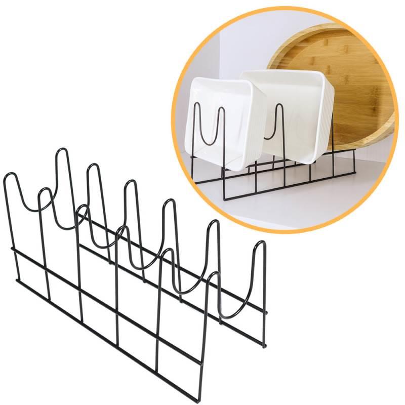 Suporte Porta Tampas e Travessas Viena Preto 990207 BEL