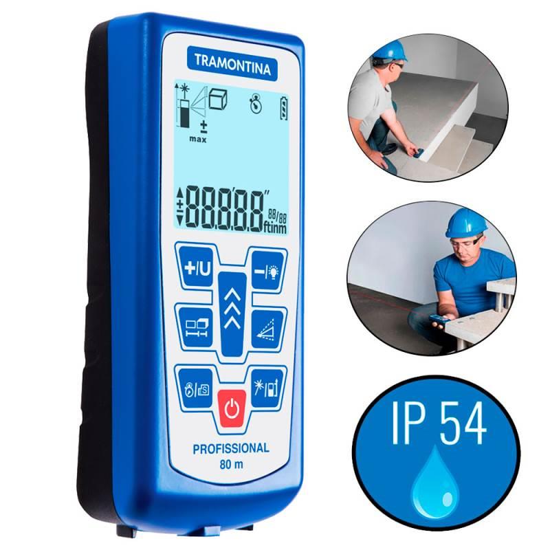 Medidor de Distância à Laser 80M 43151380 TRAMONTINA