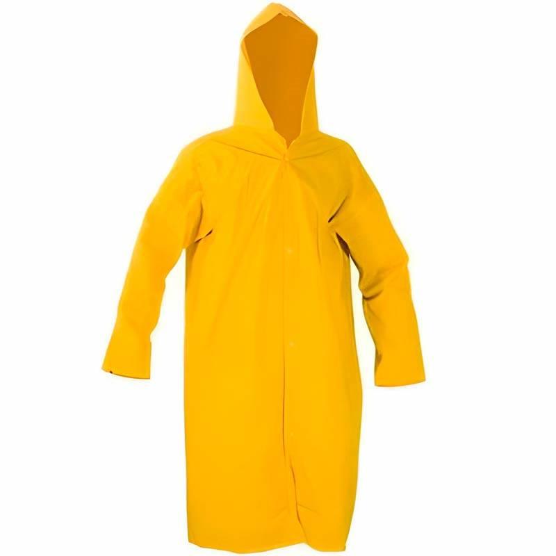 Capa de Chuva PVC Com Capuz Tamanho XG Amarela 700.30385 PLASTCOR