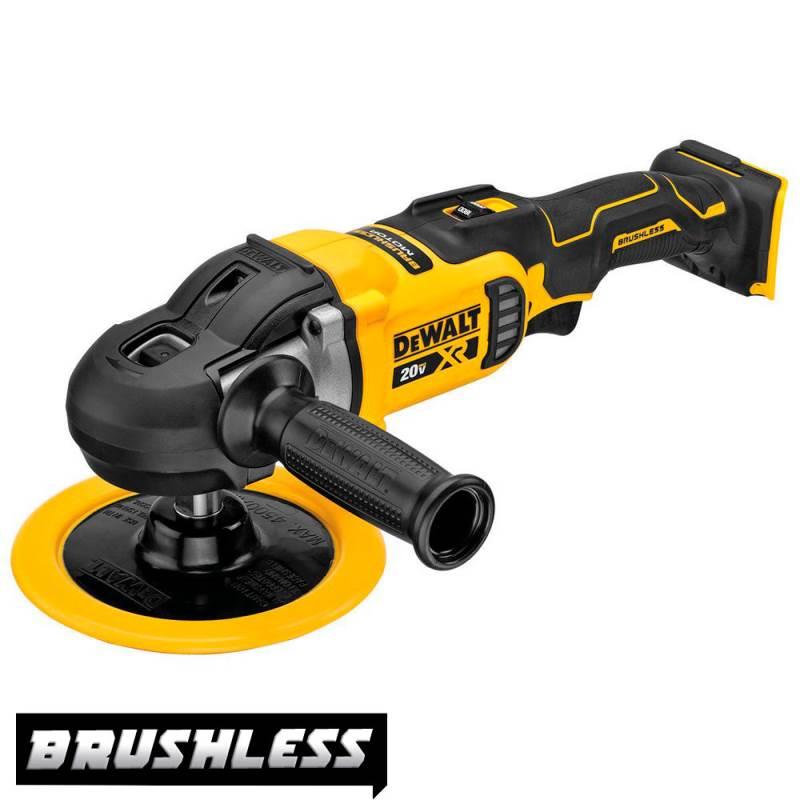 Lixadeira Politriz à Bateria 20V MAX 7 e 9 POL Brushless s/ Bateria e Carregador DCM849B DEWALT