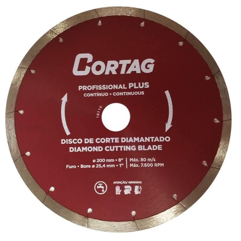 Disco de Corte Diamantado Profissional Plus 200 MM para ZAPP 200 e ZAPP 1250 CORTAG