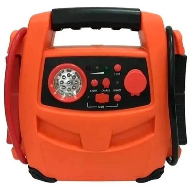 Auxiliar de Partida 12V 600A Kit Emergencial c/ Lanterna. USB e Compressor 250 PSI AU621 MULTILASER