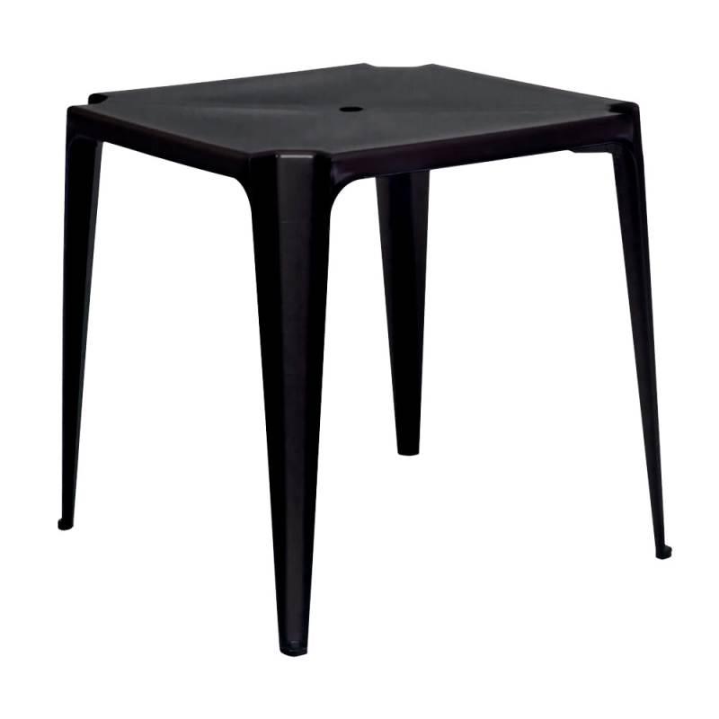 Mesa Plástica Bela Vista 70cm Preta 15151003 MOR