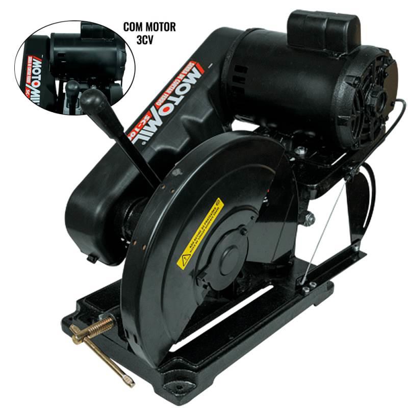 Policorte 12 POL Motor 3CV Trifásico com Chave SC-100T 41903 MOTOMIL