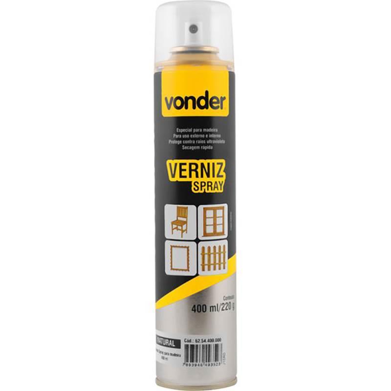 Verniz Natural em Spray 400 ML VONDER