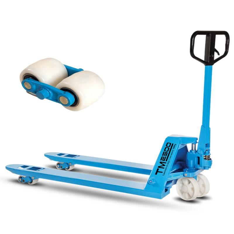 Carrinho para Pallet TM2500 RTN 525 Roda Dupla Estreito PALETRANS