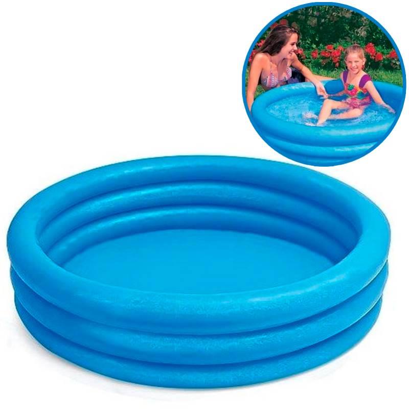 Piscina Inflável 156 Litros 1.14 x 25 CM Azul Cristal INTEX