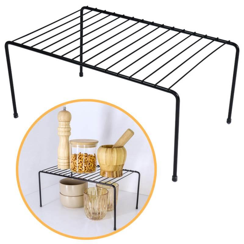 Organizador de Armários Viena Médio em Aço Preto 990407 BEL