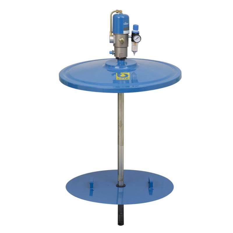 Bomba para Graxa Pneumática 180 KG 12020-SM-G4 com Tampa 4040-SM BOZZA