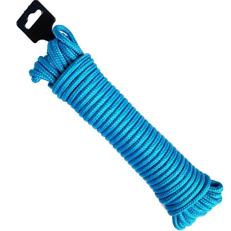 Corda de Seda Poliéster Trançada 8 MM x 15 Metros - Várias Cores - ARTEPLAS