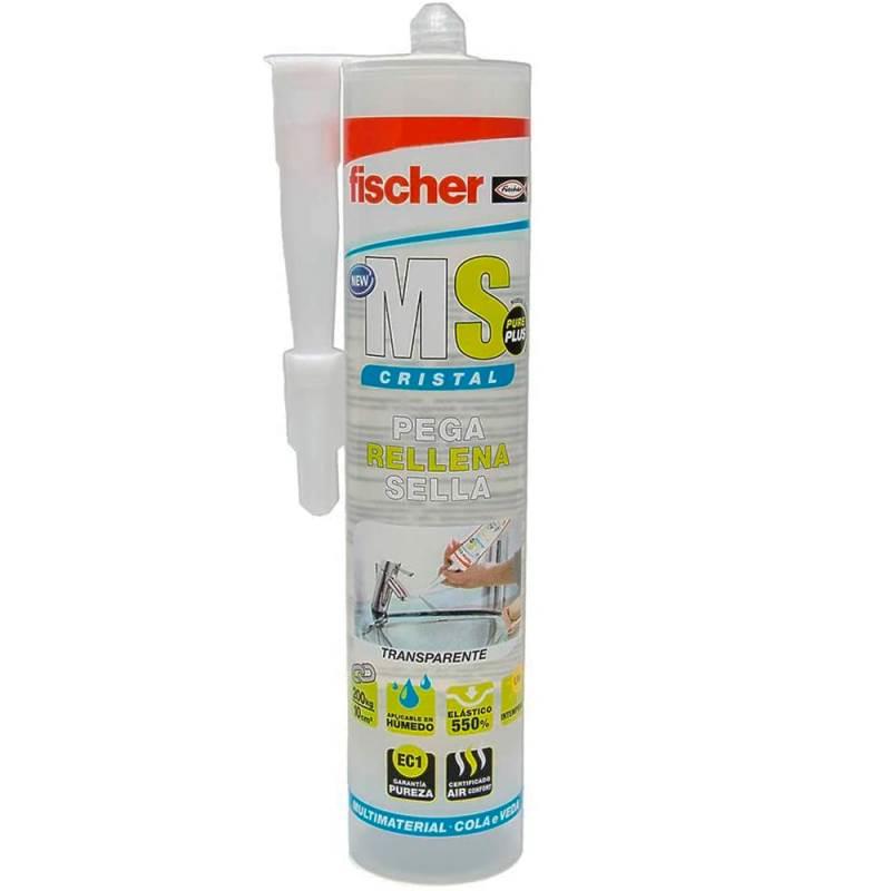 Selante Para Tubos MS Transparente 546189 FISCHER