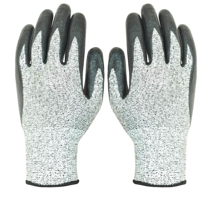 Luva de Proteção Anticorte com Banho Nitrílico PLASTCOR