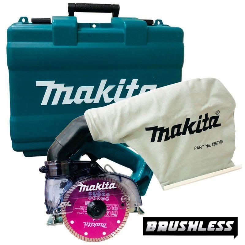 Serra Mármore 4.3/8 POL à Bateria 18V Brushless DCC500ZKX1 s/ Bateria e Carregador MAKITA