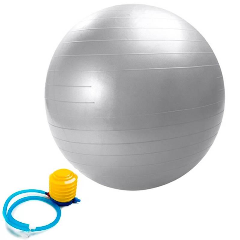 Bola de Ginástica 75 CM Anti-Burst com Inflador Suporta até 300 KG BEL