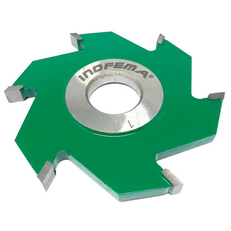 Fresa Ranhura HW 125 x 10 x 30mm com 6 Dentes 1800.14 INDFEMA