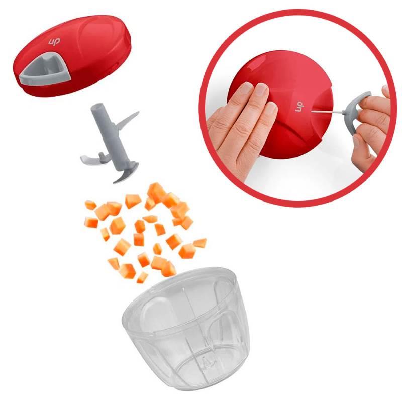 Mini Processador de Alimentos Manual 3 Lâminas Up Home UD002 MULTILASER