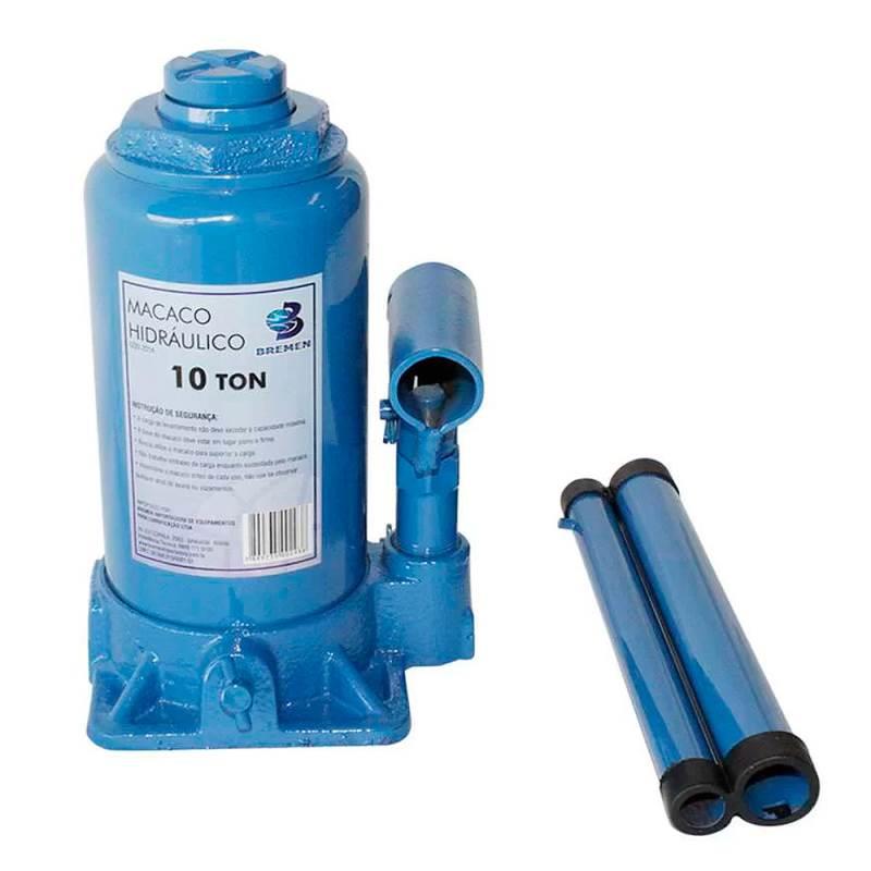 Macaco Hidráulico Tipo Garrafa 10 Toneladas 2214 BREMEN