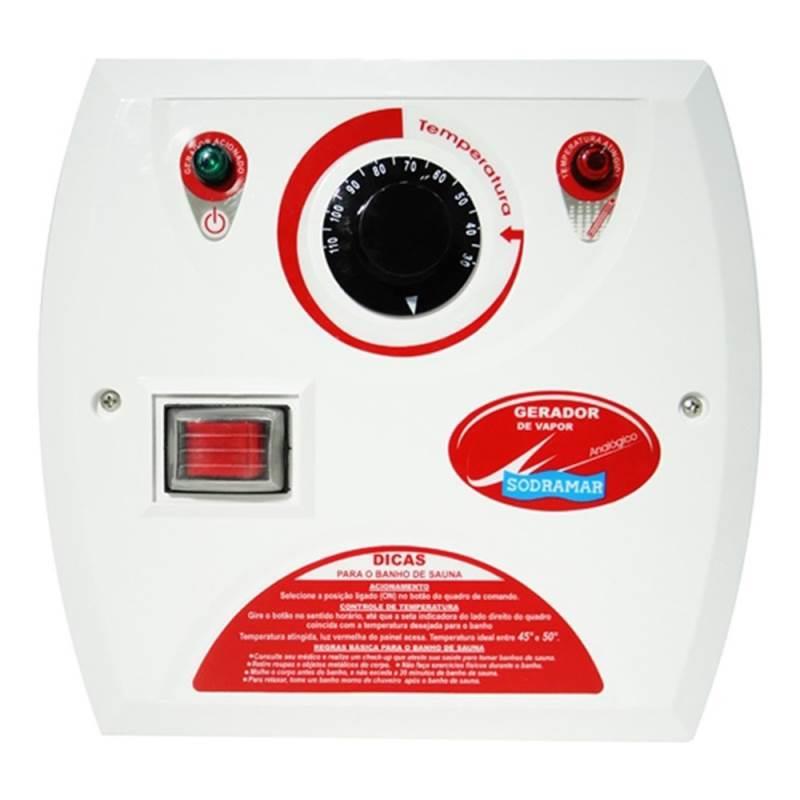 Comando Analógico para Sauna à Vapor Compact Line Inox SODRAMAR