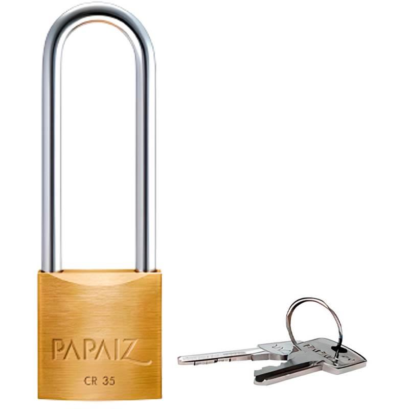 Cadeado N°35 Haste Longa 70MM Latão CR 35 PAPAIZ
