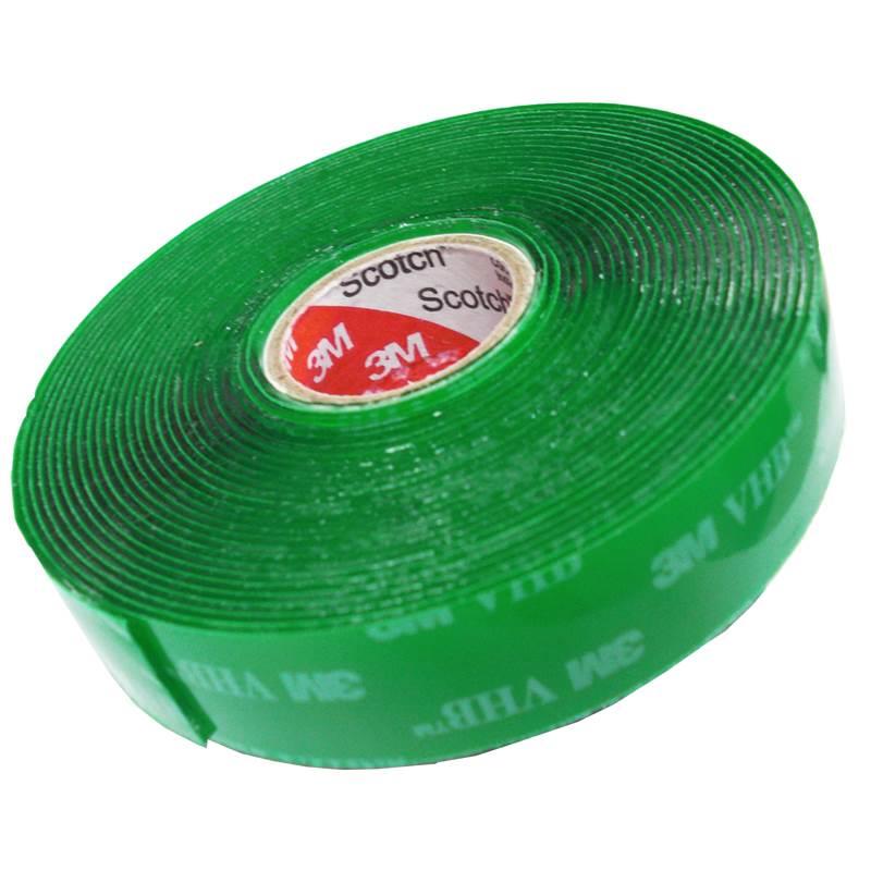 Fita Adesivo Dupla Face VHB p/ Uso Interno Transparente 19 MM x 5 Metros 3M