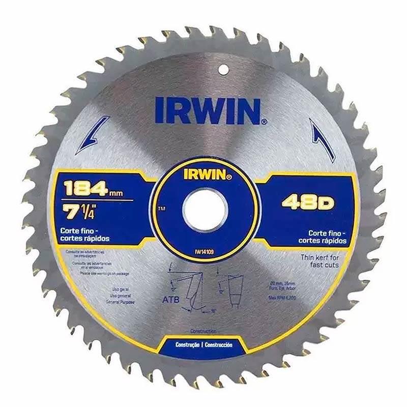 Serra Circular de Widea 7.1/4Polx48D IRWIN