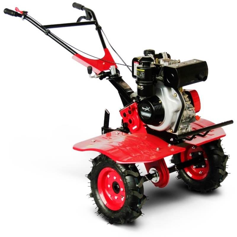 Motocultivador à Diesel 5.1HP 4T 247CC com Rodas e Arado 90 CM TDT90RX TOYAMA