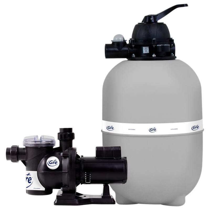 Filtro para Piscina até 19.000 Litros GRE200 com Bomba 1/3 CV Bivolt GRE by Fluidra