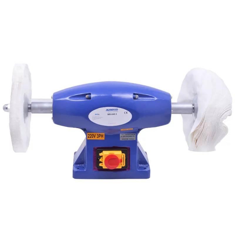 Politriz de Bancada 2.0 HP 220V Trifásica MR-040.3 MANROD