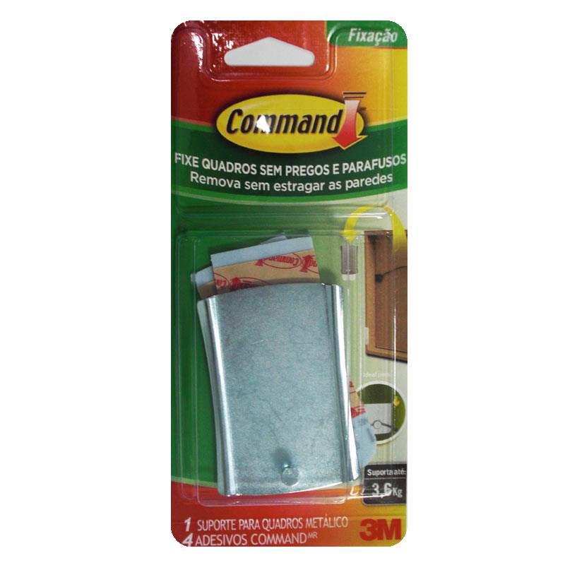 Suporte Metálico para Quadros Command p/ até 3.6KG 3M