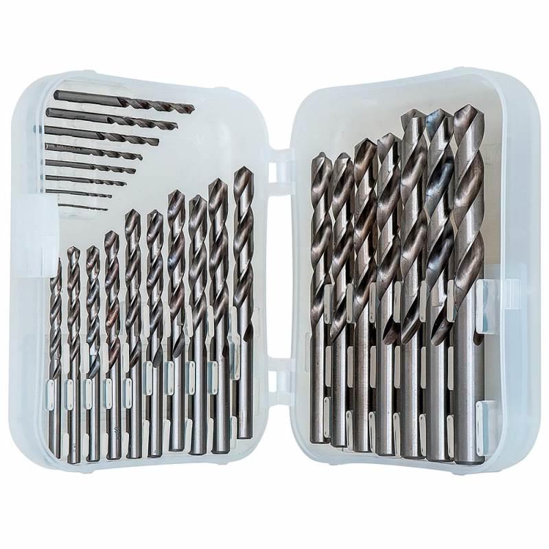 Broca Aço Rápido 1.0 a 13.0 MM Kit com 25 Peças TRAMONTINA