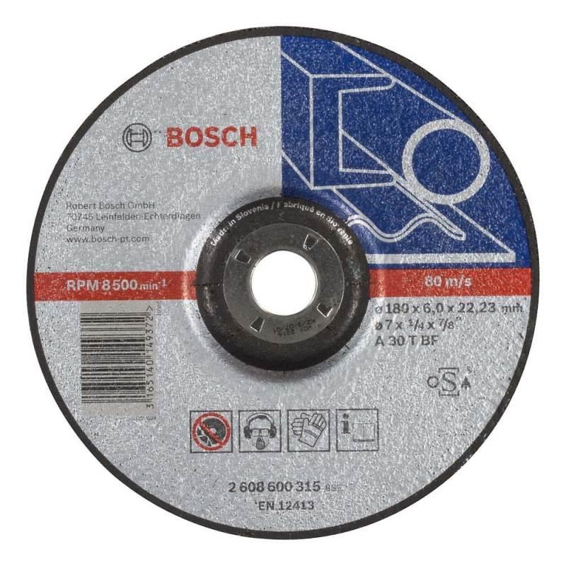 Disco de Desbaste Bosch Expert for Metal 180x6mm Deprimido BOSCH