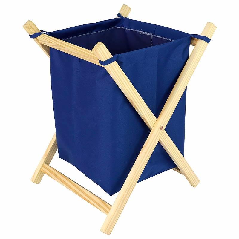 Cesto Multiuso Dobrável Azul Marinho 590018 BEL