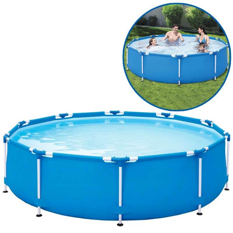 Piscina com Armação 5.000 Litros Redonda 3 Metros MOR
