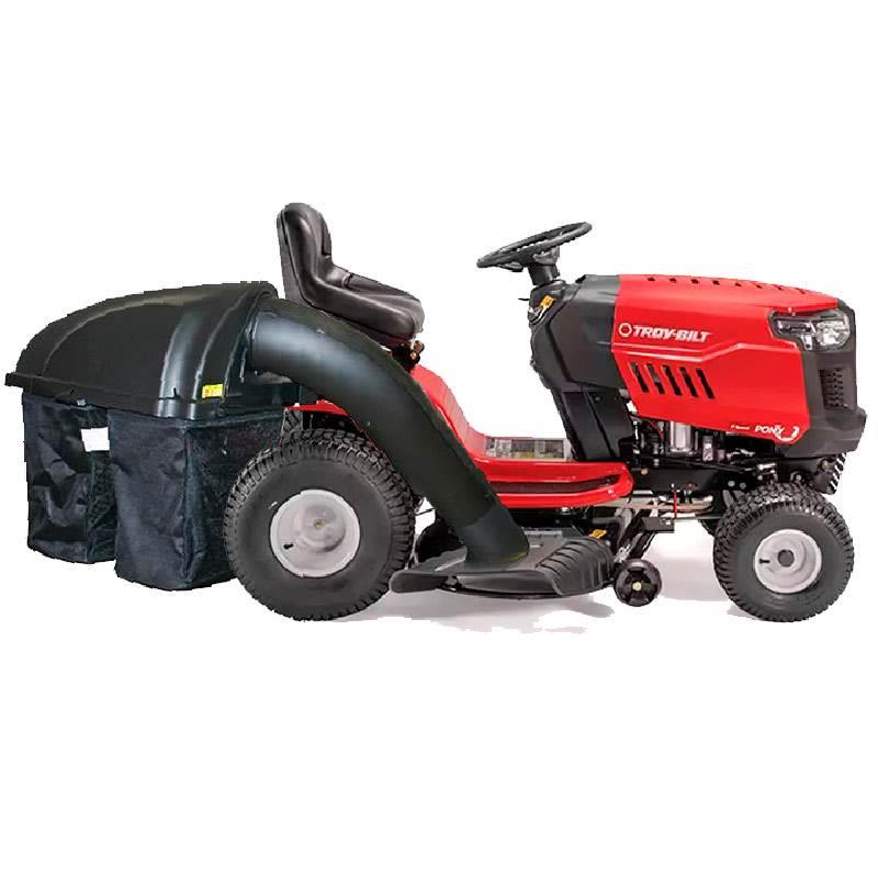Trator para Cortar Grama 19.5HP à Gasolina 4T 547CC Bomba de Óleo TROY-BILT + Recolhedor