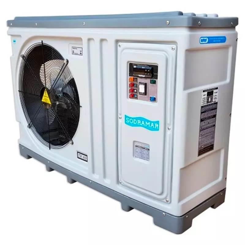 Aquecedor para Piscinas 78.538 BTH/h TH 80 220/380V Trifásico Piscinas até 62.000L SODRAMAR