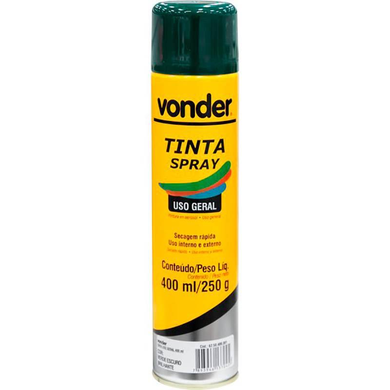 Tinta Spray Verde Escuro 400 ML 250 GR VONDER