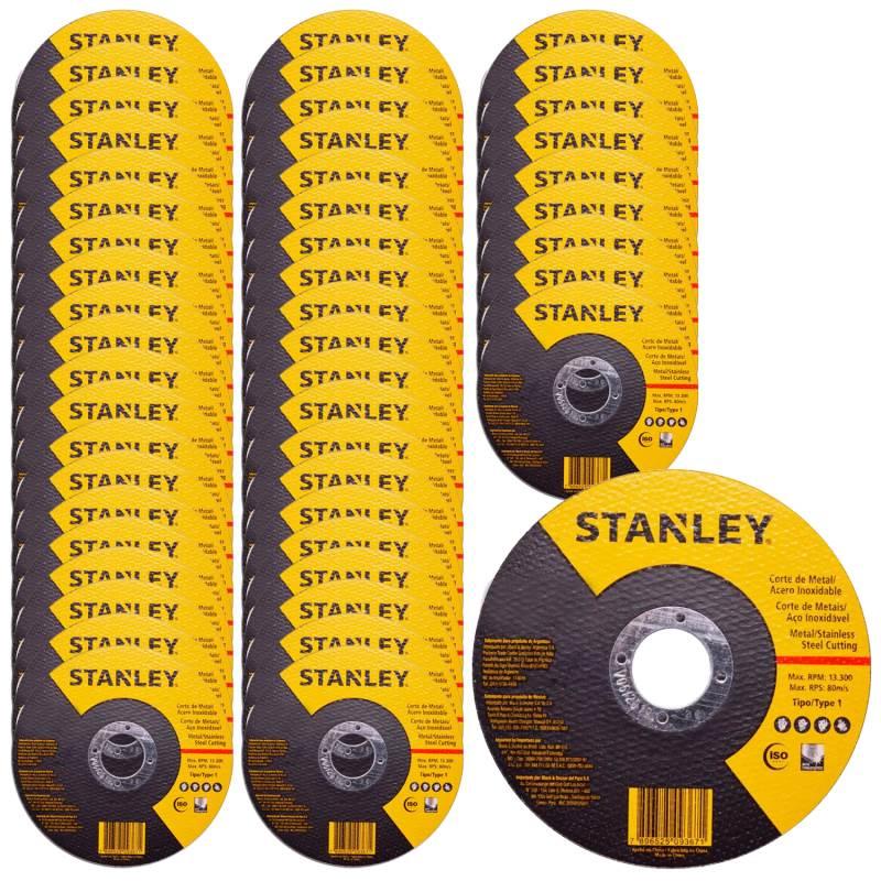 Disco de Corte Inox 4.1/2 POL x 1.0 MM Furo 7/8 POL STA8061 Combo 50 Peças STANLEY