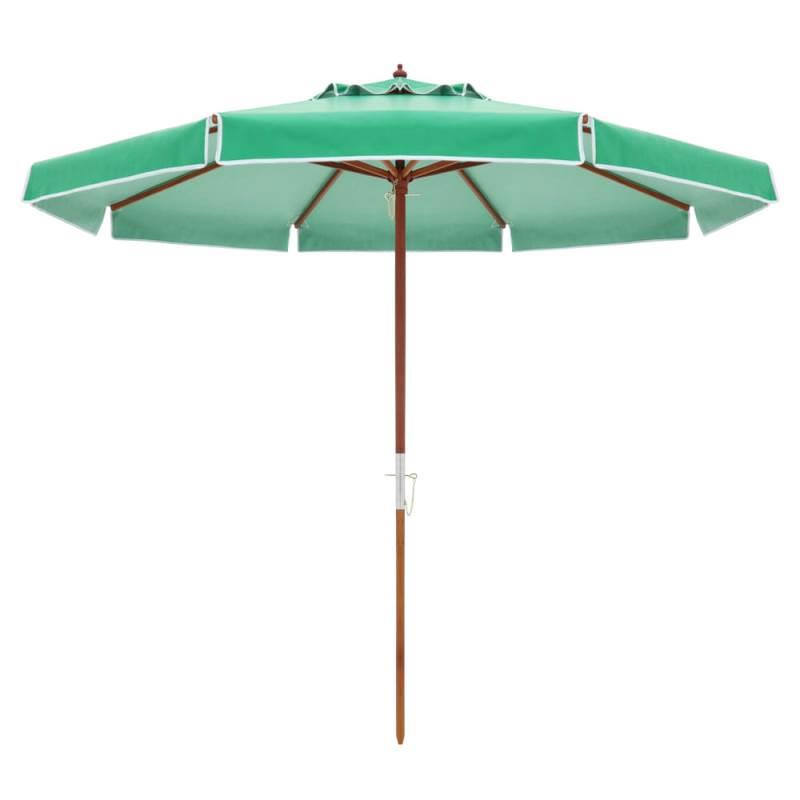 Ombrelone Positano Bagum Madeira 3.00 Metros Diâmetro Verde 300803 BEL