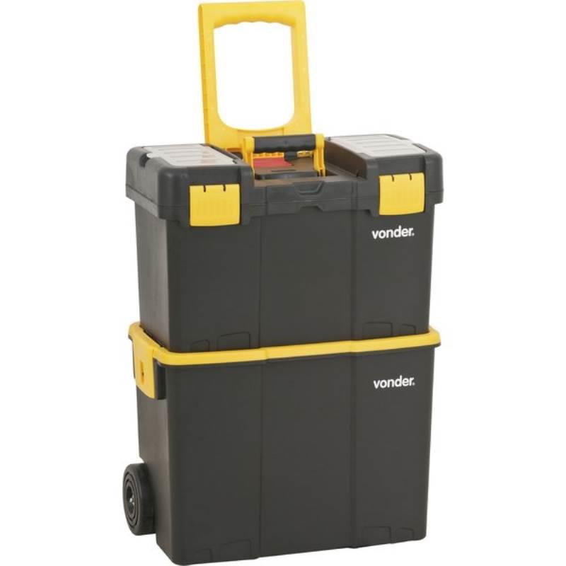 Caixa Plástica com Rodas 46 x 26 x 62.5 CM CRV 0300 VONDER