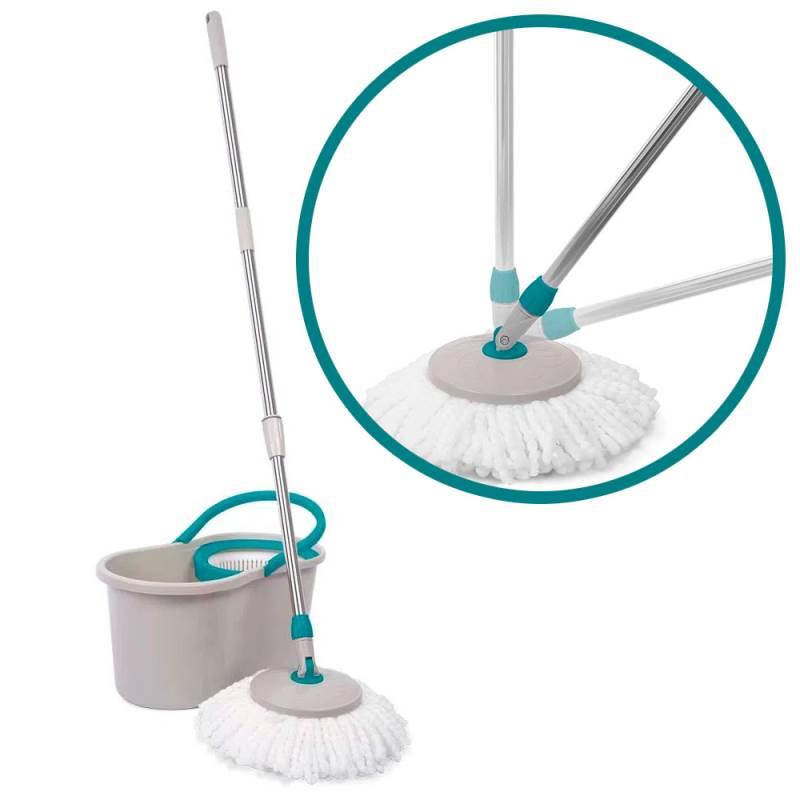 Balde com Esfregão MOB Flexível para Diversos Pisso MULTILASER