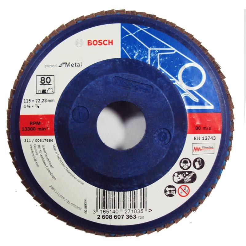 Disco de Lixa Flap 4.1/2 POL Grana 80 BOSCH