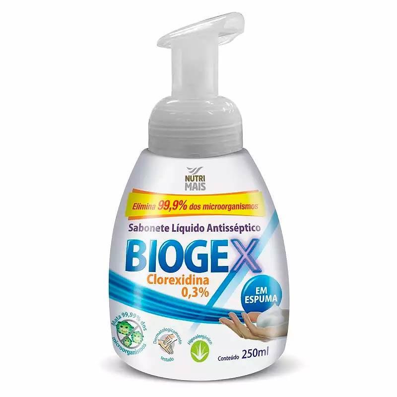 Sabonete Líquido Antisséptico Espuma Biogex Clorexidina NUTRIEX